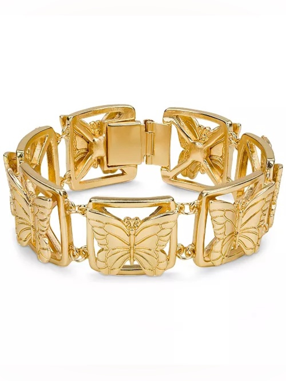 Patricia Nash Gold-Tone Butterfly Link Bracelet